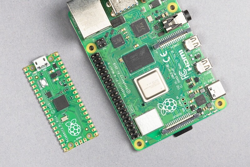 Raspberry Pi 4 and Pico